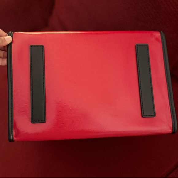 Proenza Schouler White Label Morris Large Coated Canvas Tote In Red - Picture 8 of 11